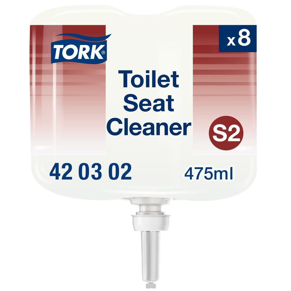 Tork Nettoyant pour siège de toilette WC pour plus d'Hygiène - Système S2 - Qualité Premium
