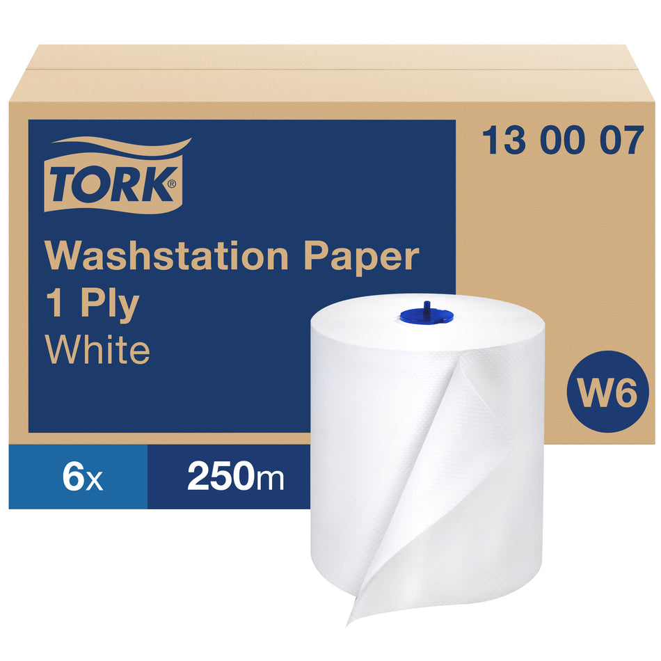 Tork Papier d'Essuyage Basic blanc W6