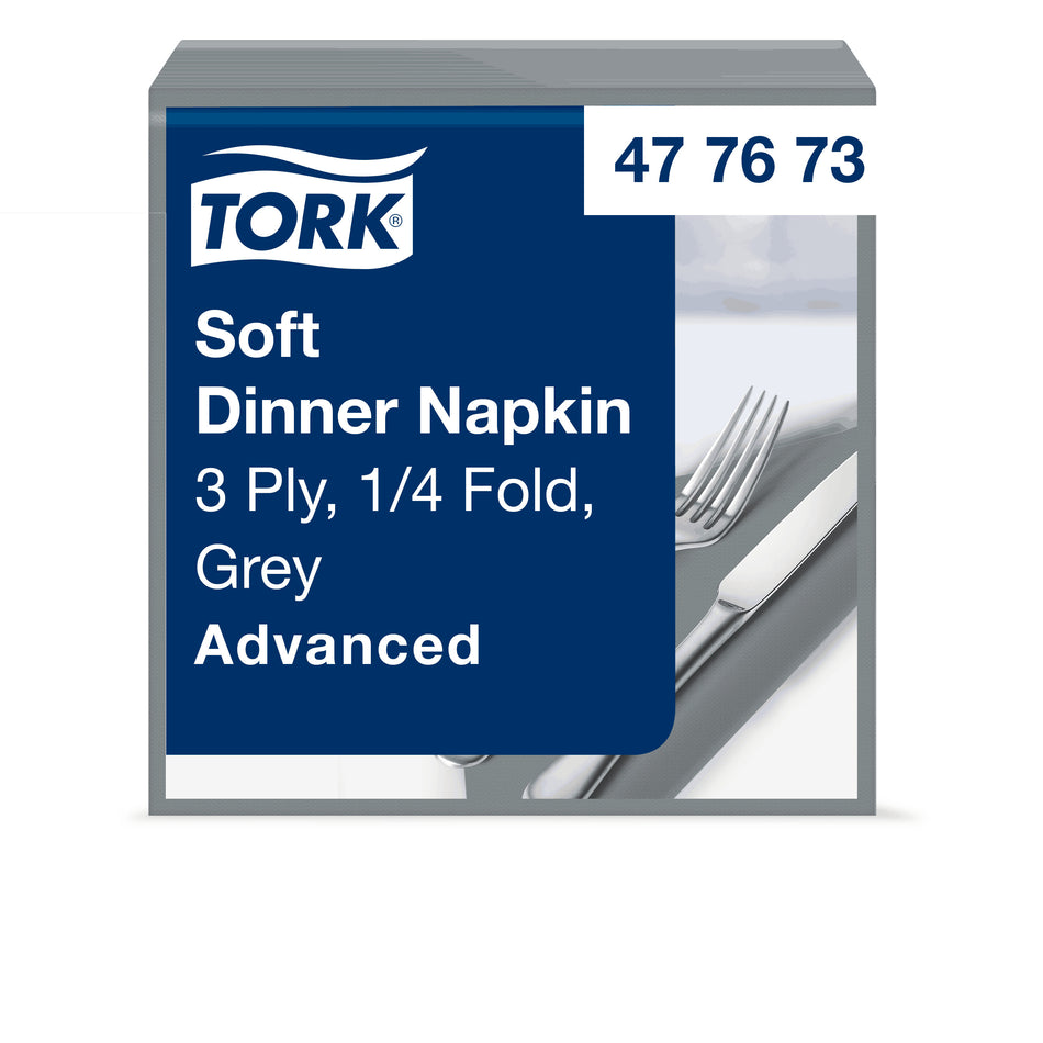 Tork Soft Dinnerservietten Grau