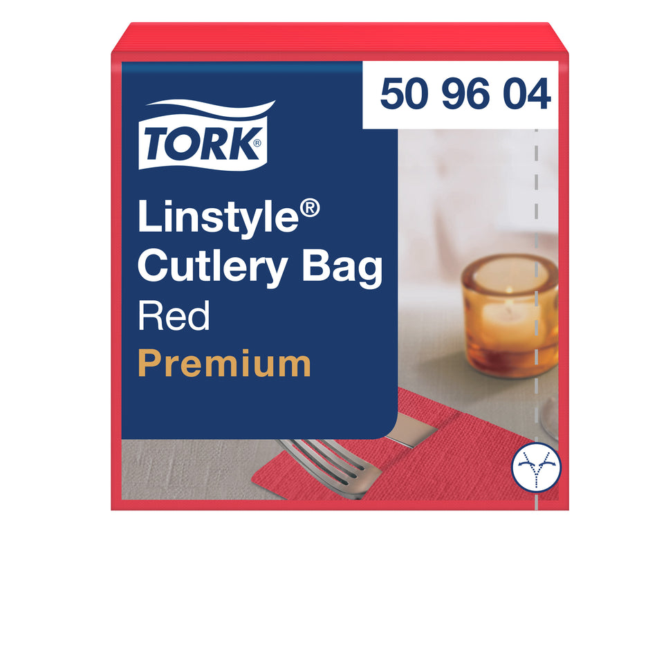 Tork LinStyle® Bestecktaschen Bordeauxrot