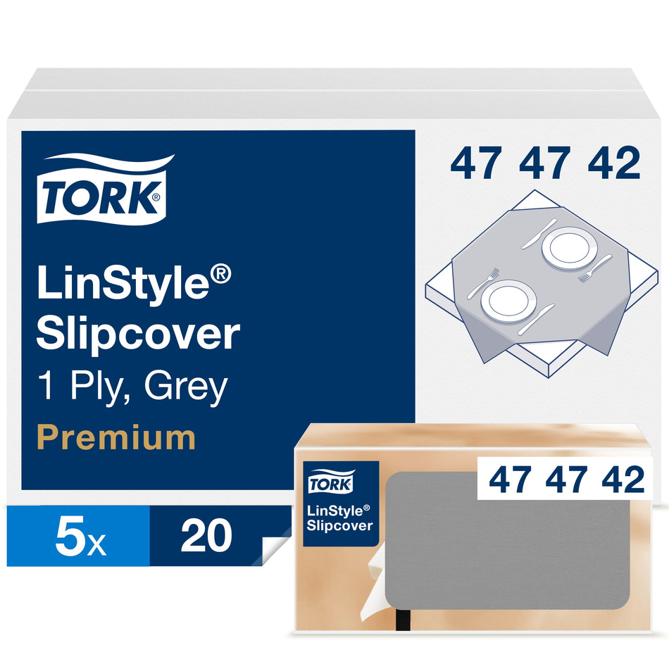 Tork LinStyle® Surnappe gris