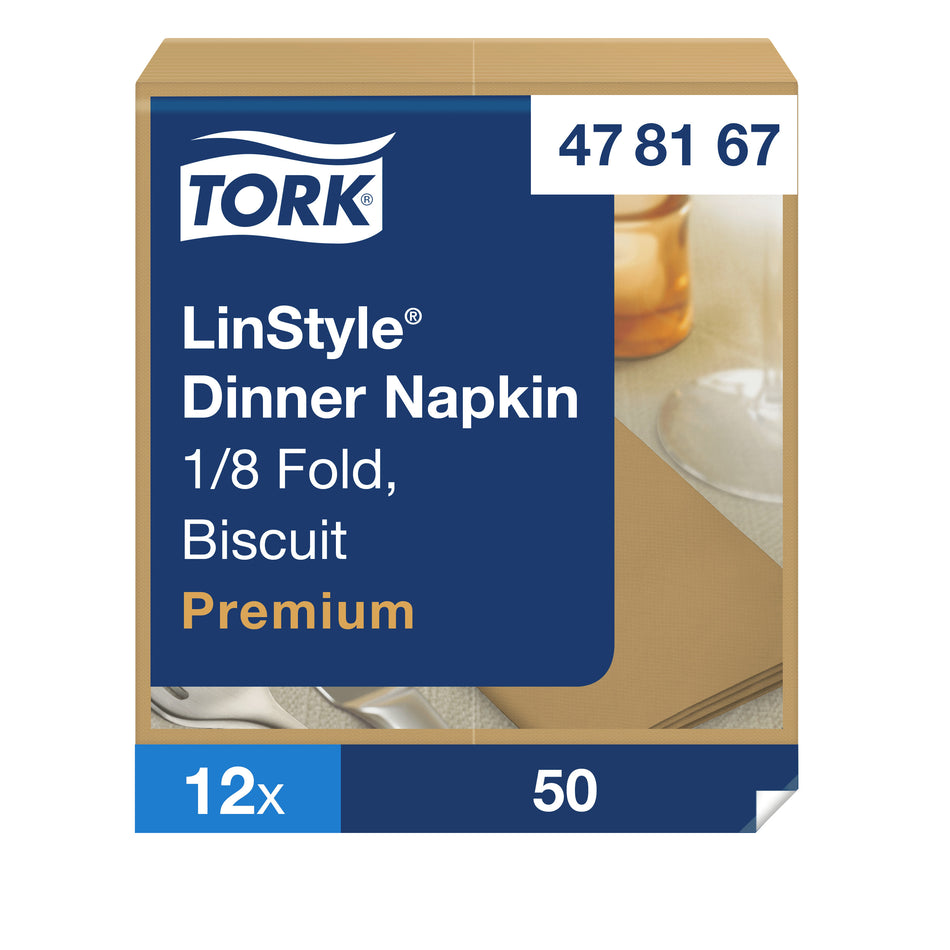 Tork LinStyle® Dinnerservietten Biscuit