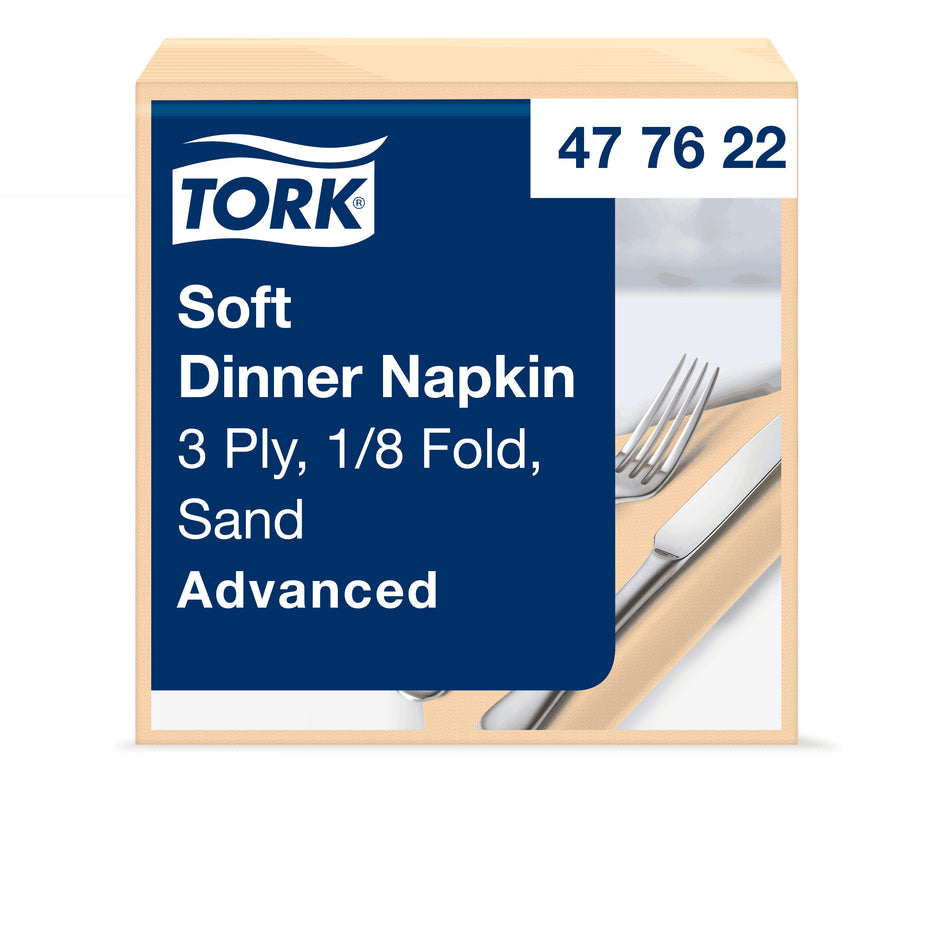 Tork Soft Dinnerservietten Sand