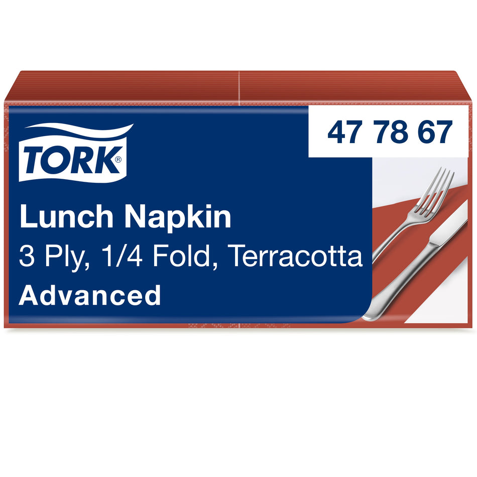 Tork Serviette Lunch Doux terracotta
