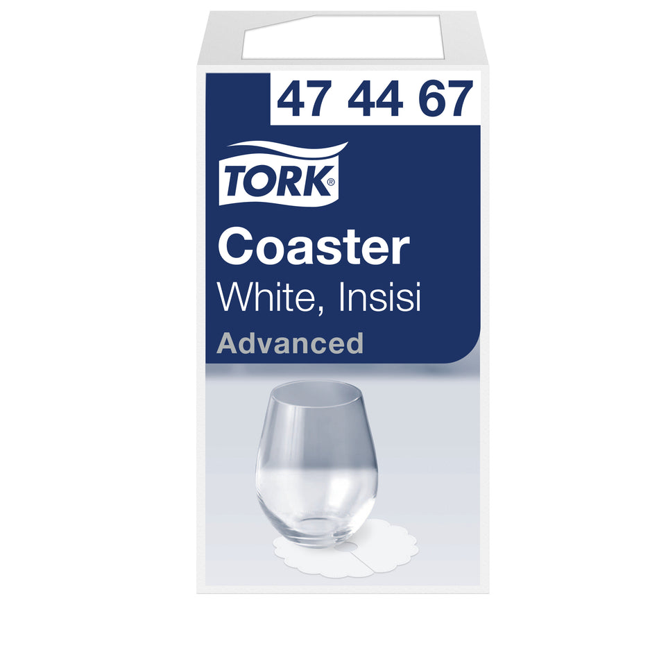 Tork Sous-verre rond en Papier blanc Insisi