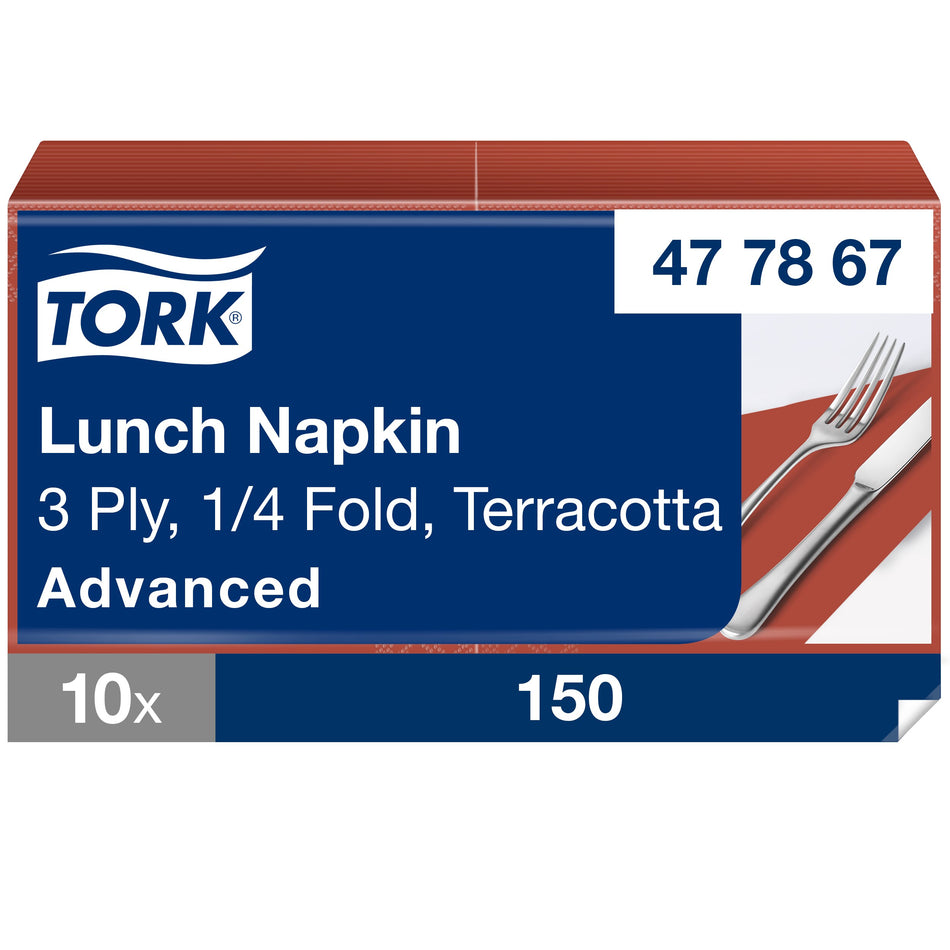 Tork Serviette Lunch Doux terracotta