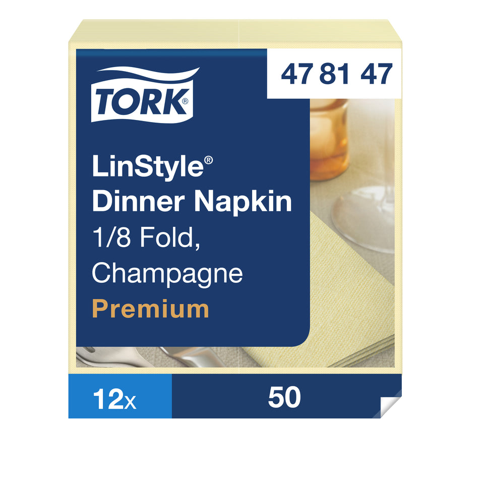 Tork LinStyle® Dinnerservietten Champagner