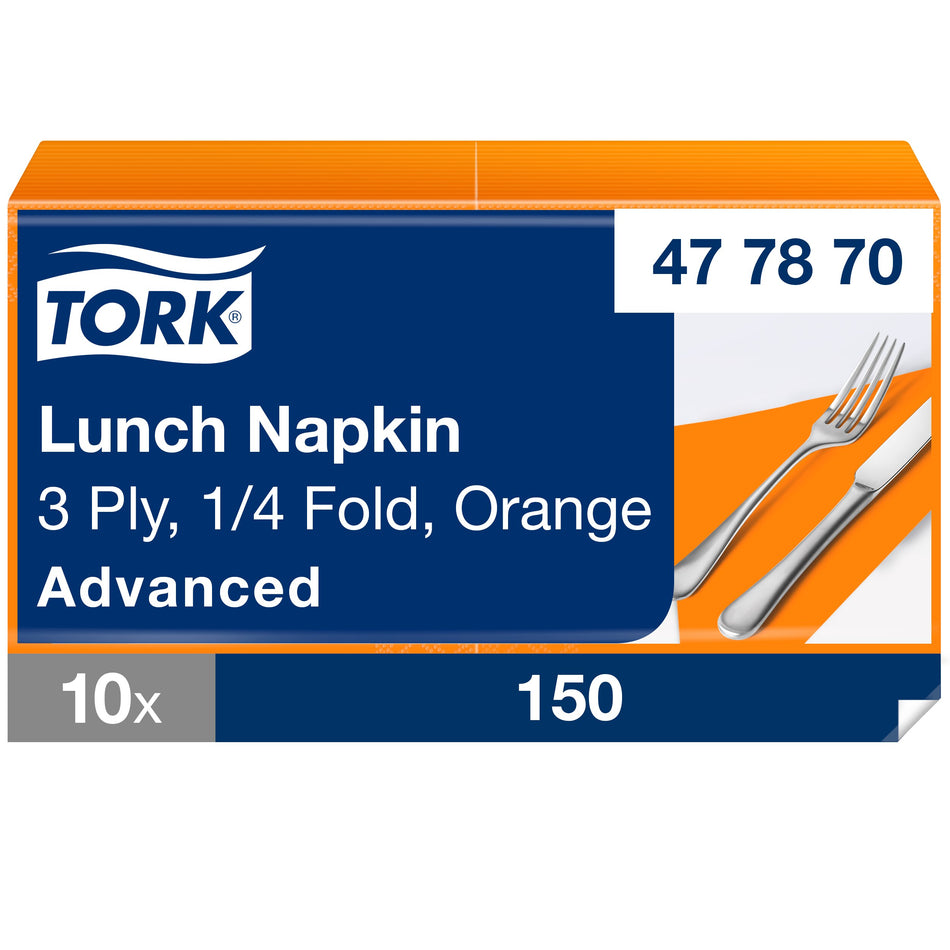Tork Serviette Lunch Doux orange