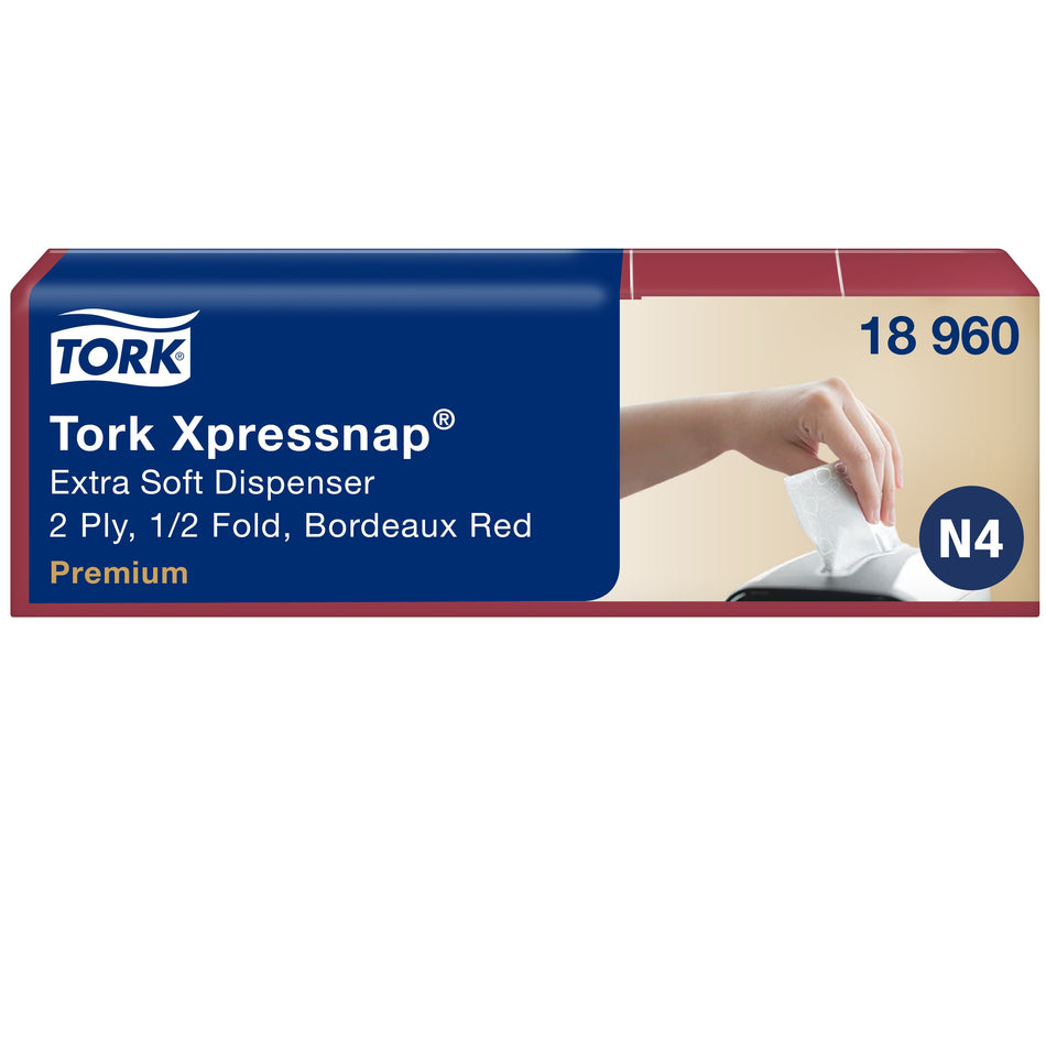 Tork Xpressnap® Tork Xpressnap® Serviette extra douce pour Distributeur bordeaux N4