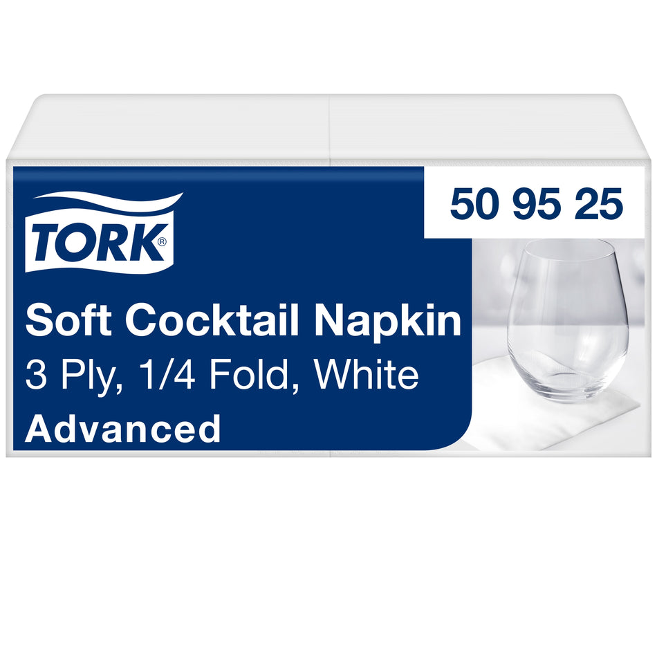 Tork Cocktailservietten Weiß