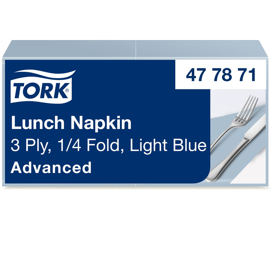 Tork Soft Lunchservietten Hellblau