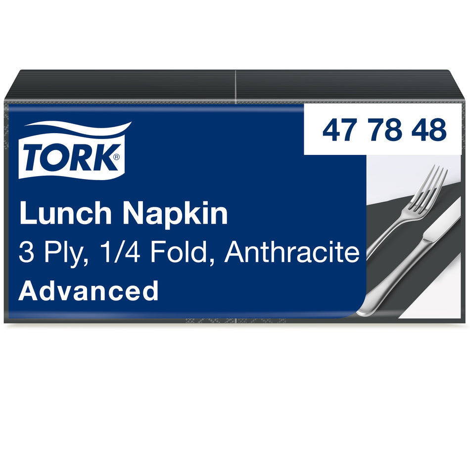 Tork Soft Lunchservietten Anthrazit