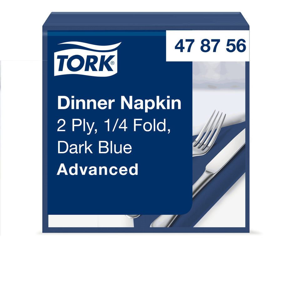 Tork Serviette Dinner bleu foncé
