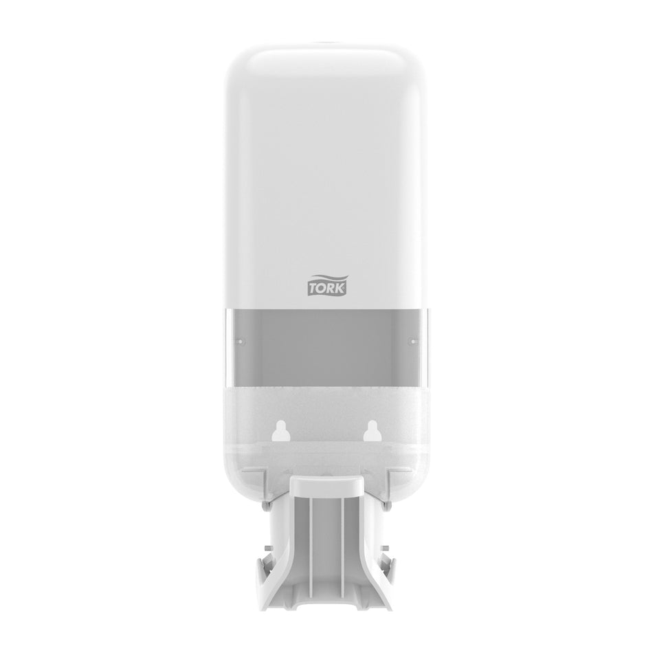 Tork Distributeur de savon et de désinfectant avec levier coude blanc S4