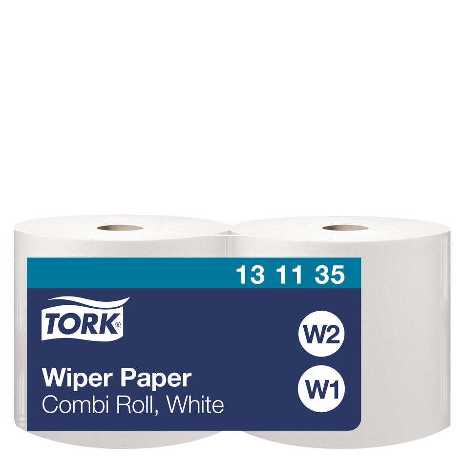 Tork Papier d’Essuyage Bobine blanc W1/2