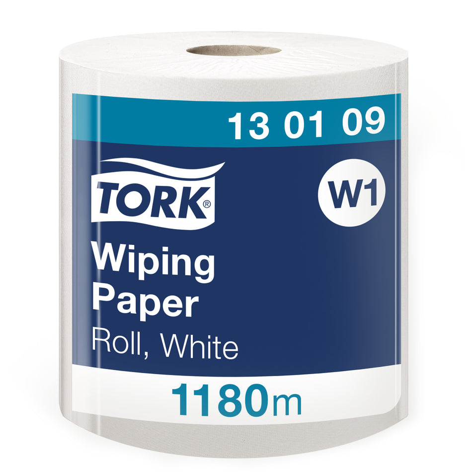 Tork Papier d'Essuyage Bobine maxi blanc W1