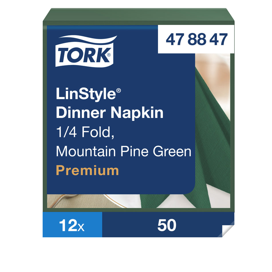 Tork LinStyle® Dinnerservietten Piniengrün