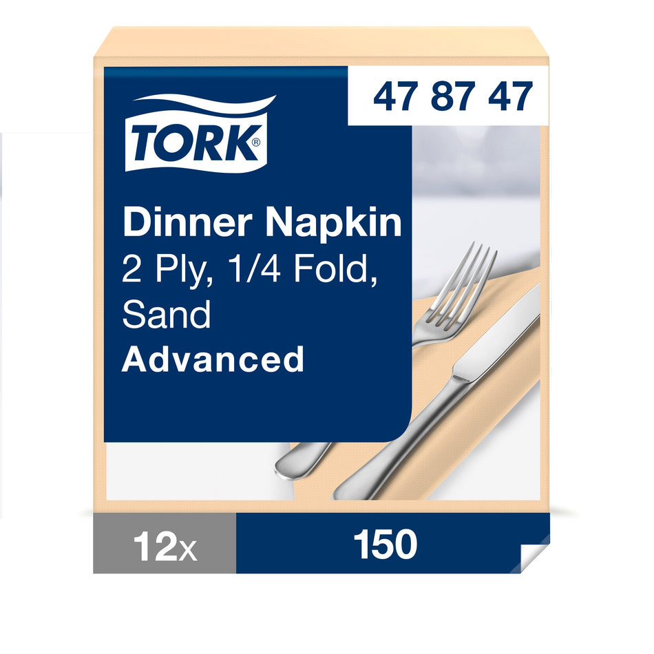 Tork Dinnerservietten Sand