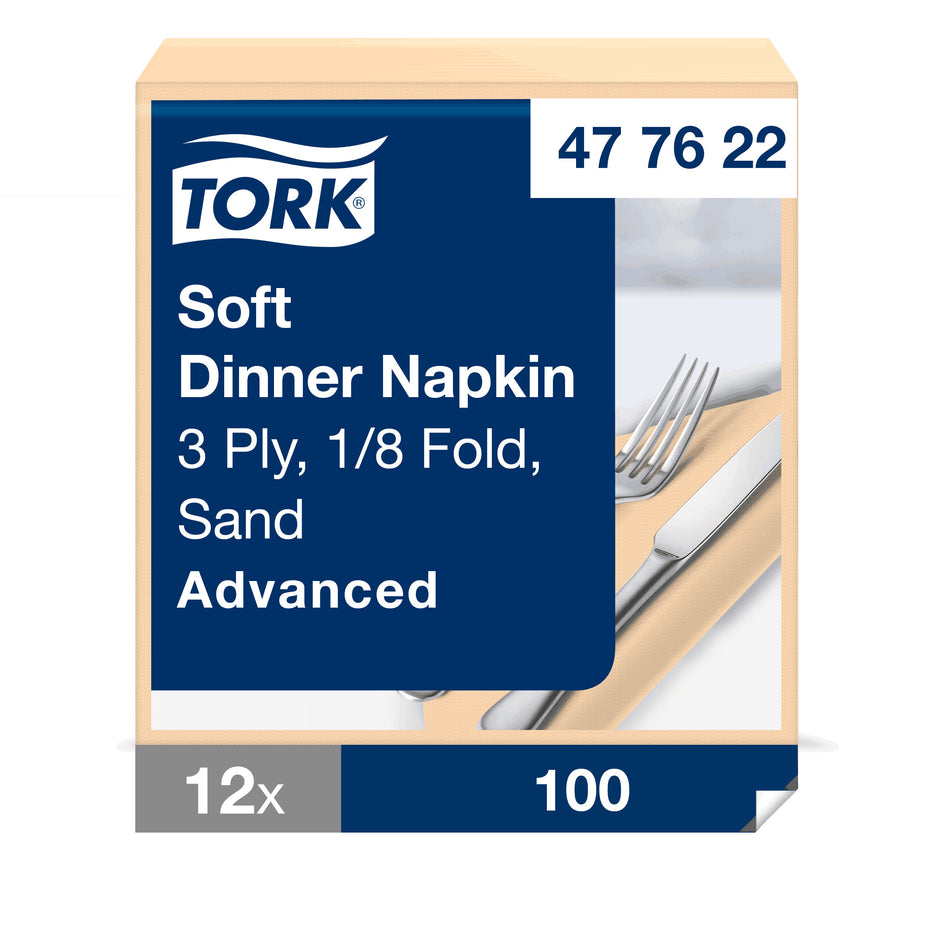 Tork Soft Dinnerservietten Sand