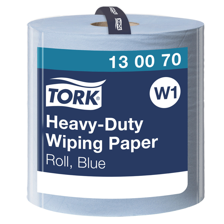 Tork Papier d'Essuyage ultra-résistant bleu W1