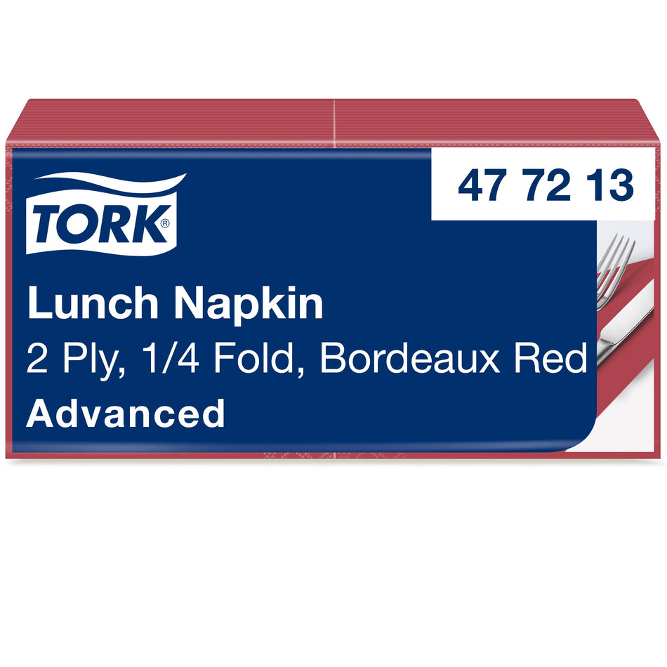 Tork Serviette Lunch bordeaux