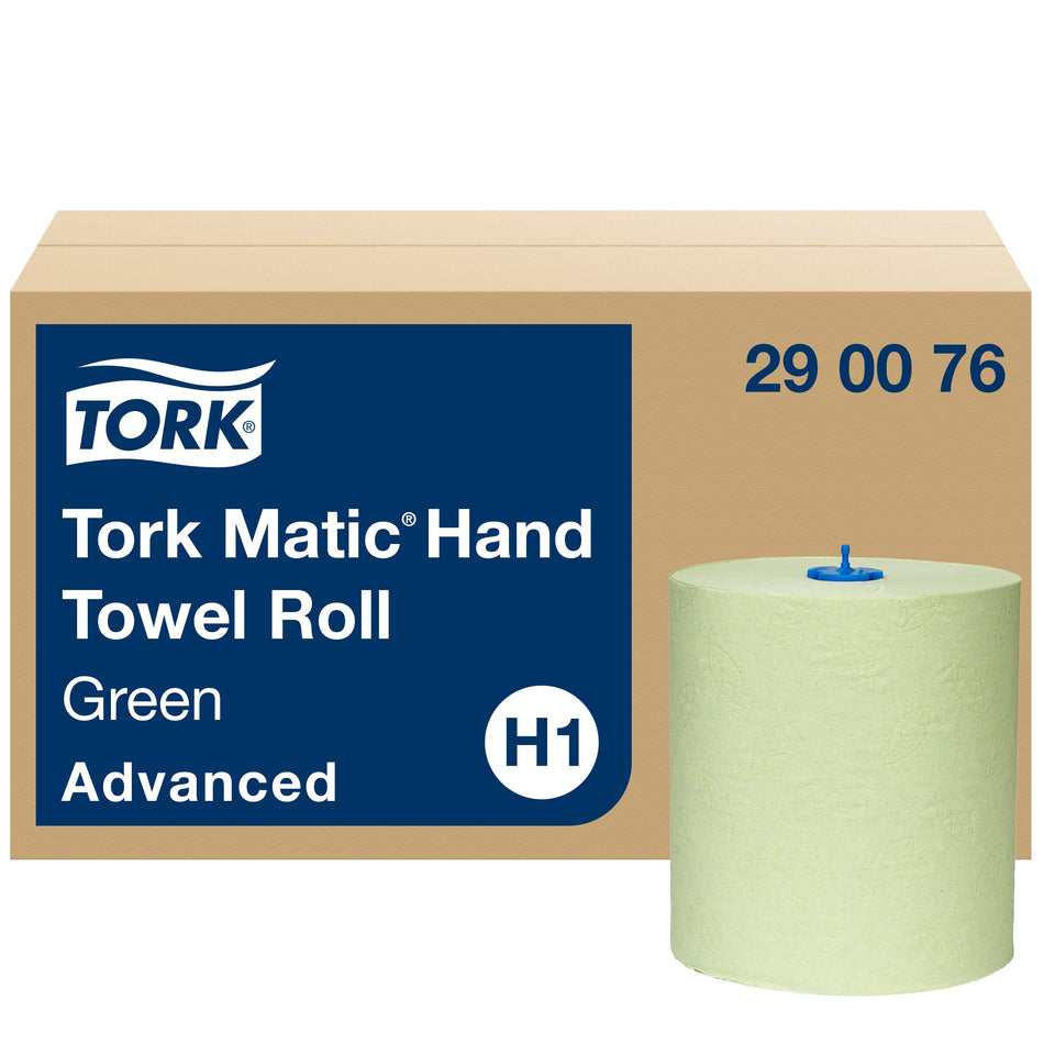 Tork Matic® Rouleaux d'essuie-mains verts H1