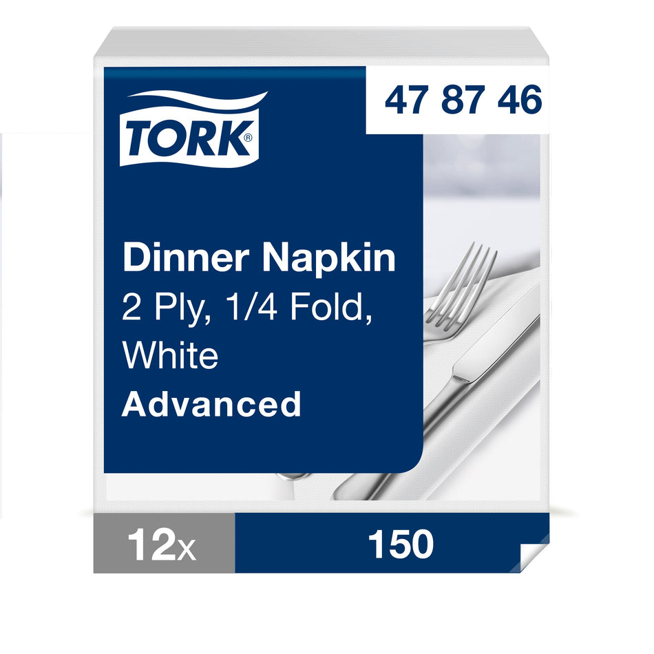 Tork Dinnerservietten Weiß