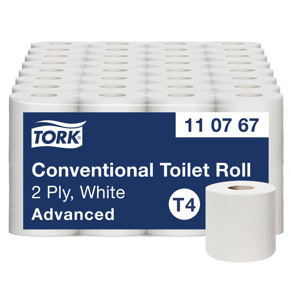 Tork Papier Toilette Rouleau traditionnel blanc T4