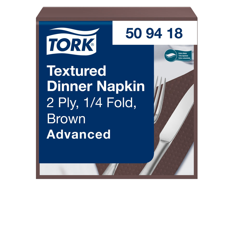 Tork Textured Dinnerservietten Braun