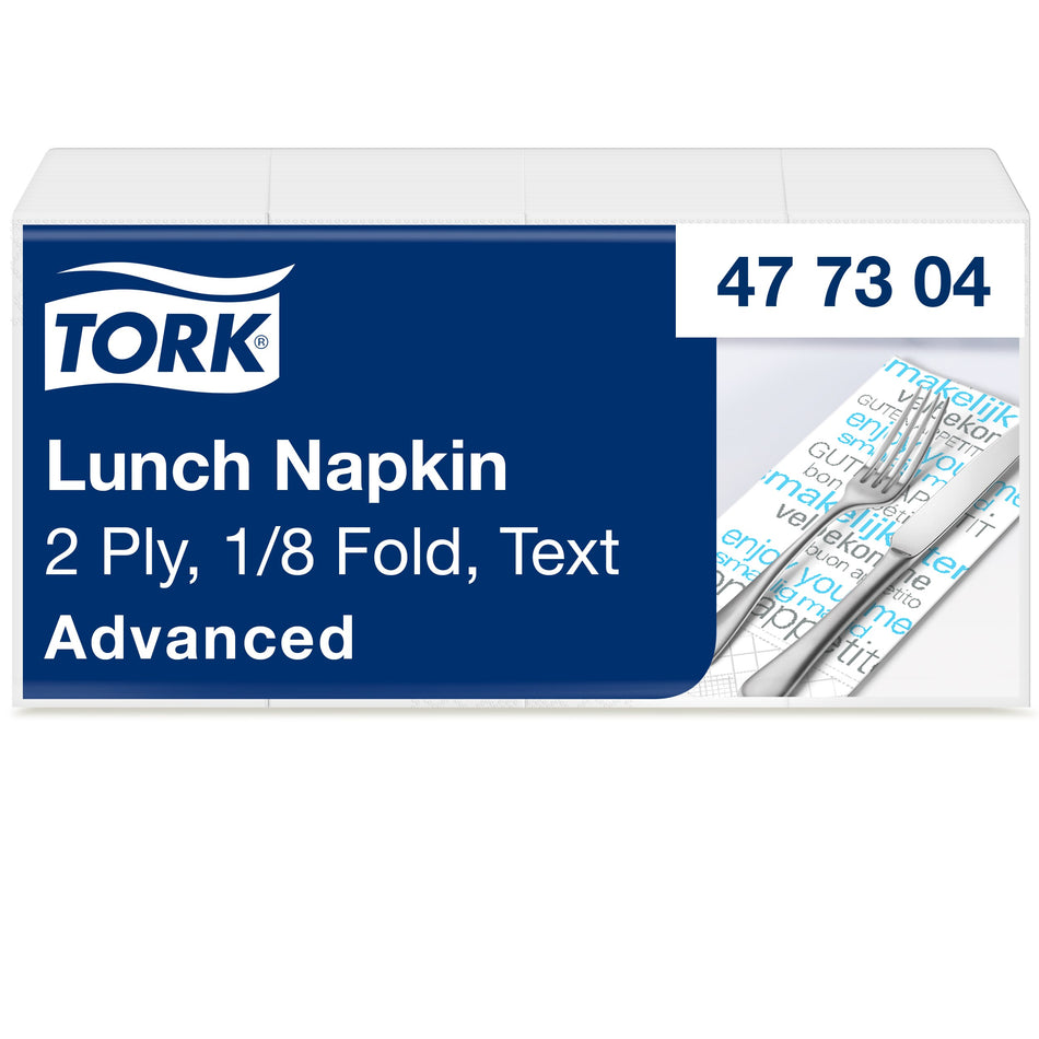 Tork Lunchservietten Text