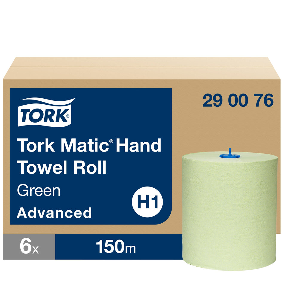 Tork Matic® Rouleaux d'essuie-mains verts H1