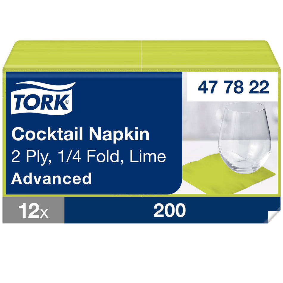 Tork Serviette Cocktail citron vert