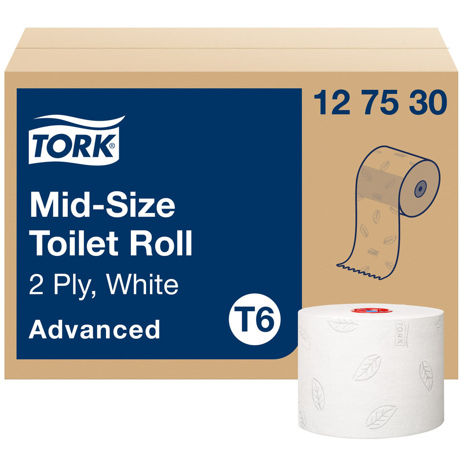 Tork Papier Toilette Rouleau Mid-size blanc T6