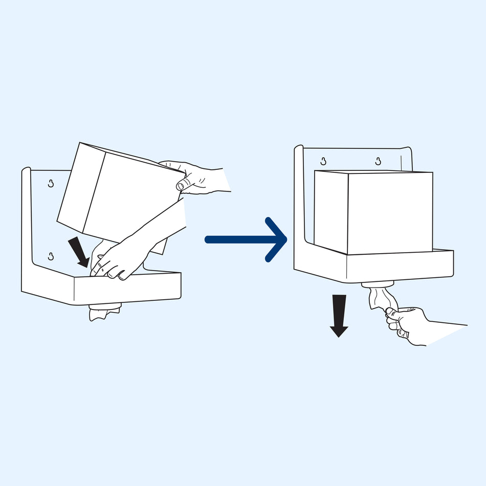 Tork Distributeur pour bobine combi en boîte noir W3