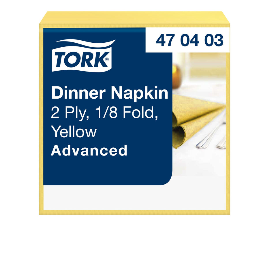 Tork Dinnerservietten Gelb