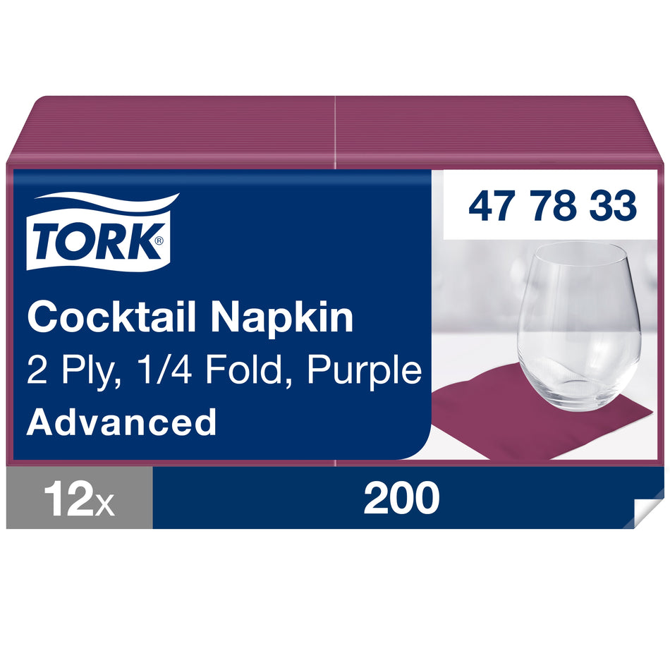 Tork Cocktailservietten Violett
