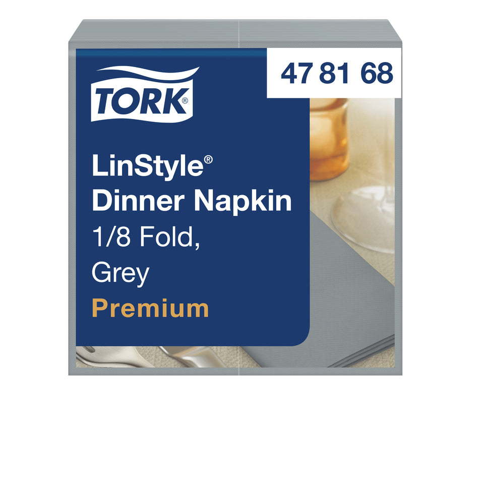 Tork LinStyle® Dinnerservietten Grau
