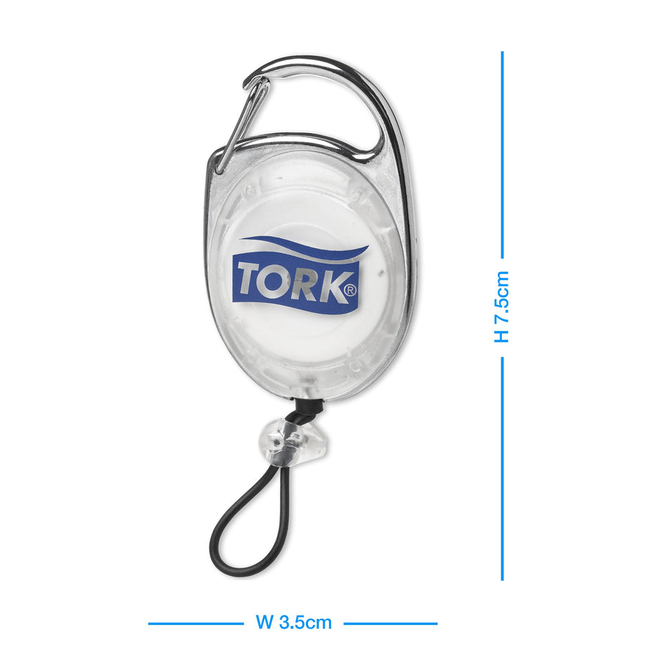 Tork Clip pour Gel désinfectant pour les mains 80 ml blanc