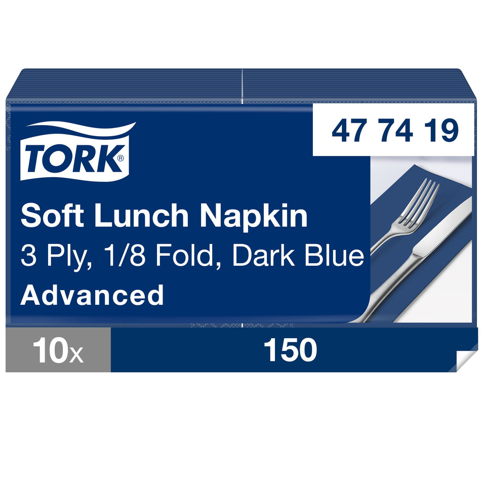Tork Serviette Lunch Doux bleu océan