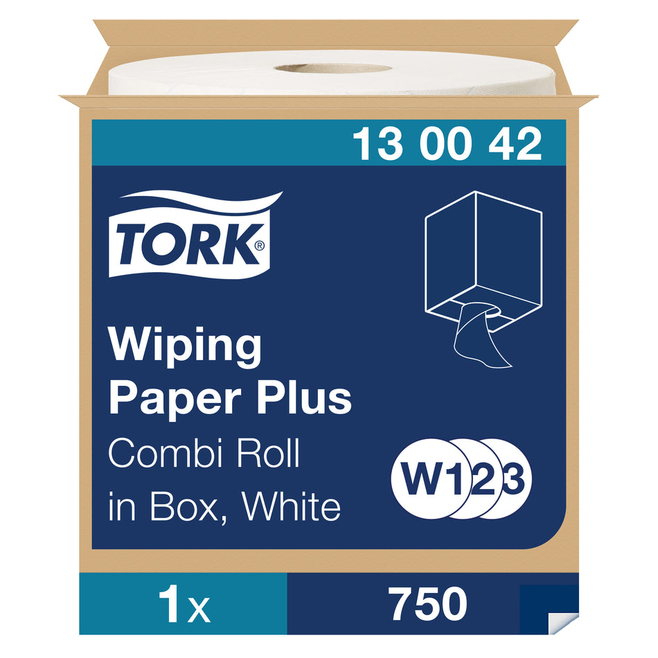 Tork Papier d'Essuyage Plus blanc W1/2/3