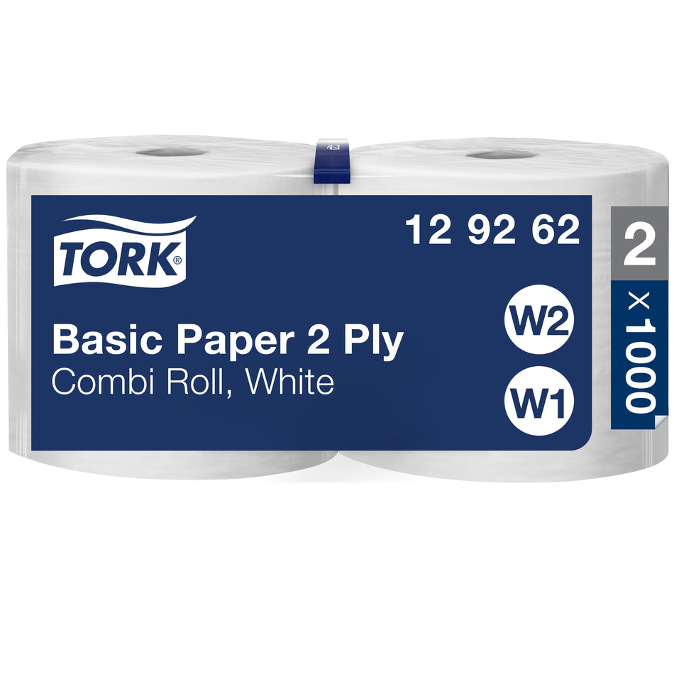 Tork Papier d'Essuyage Basic Bobine combi en boîte blanc W1/2