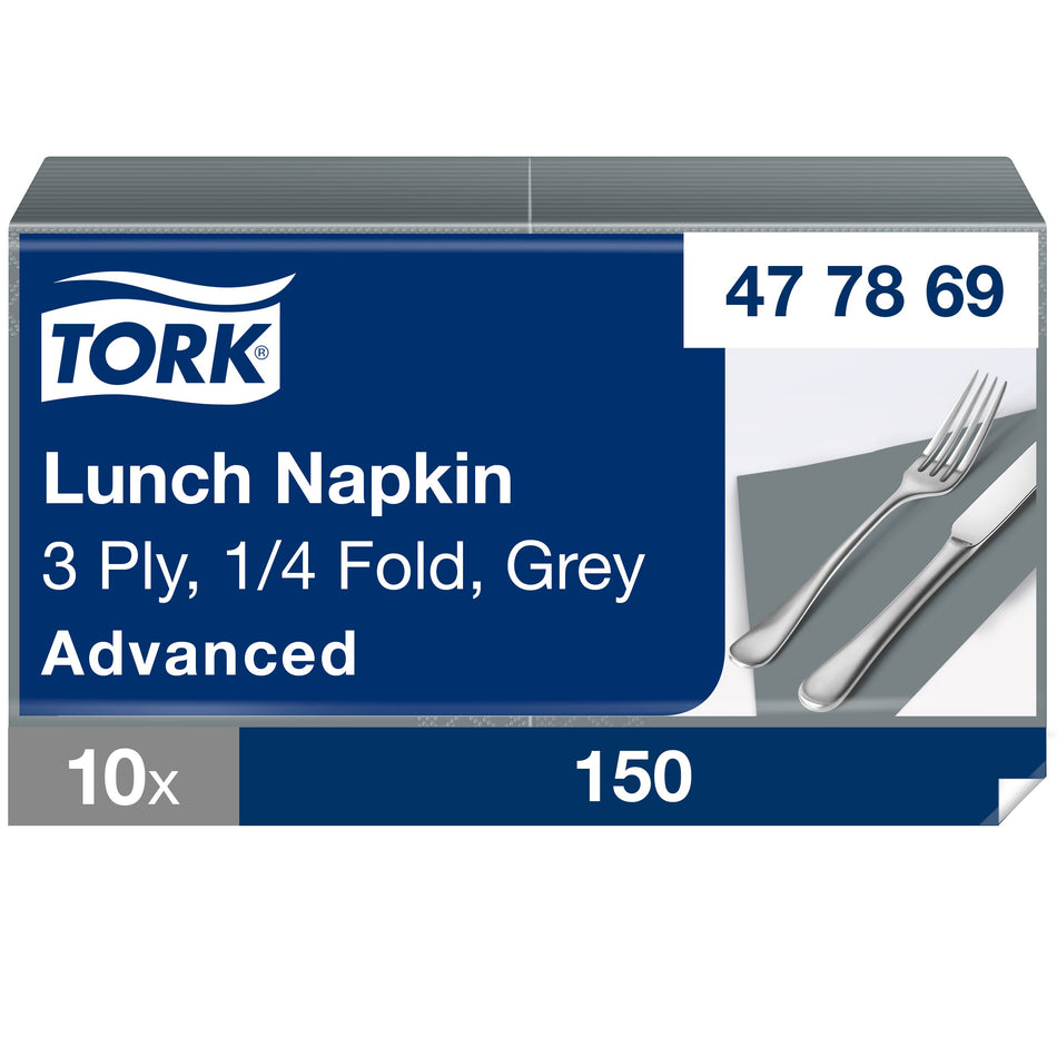 Tork Soft Lunchservietten Grau