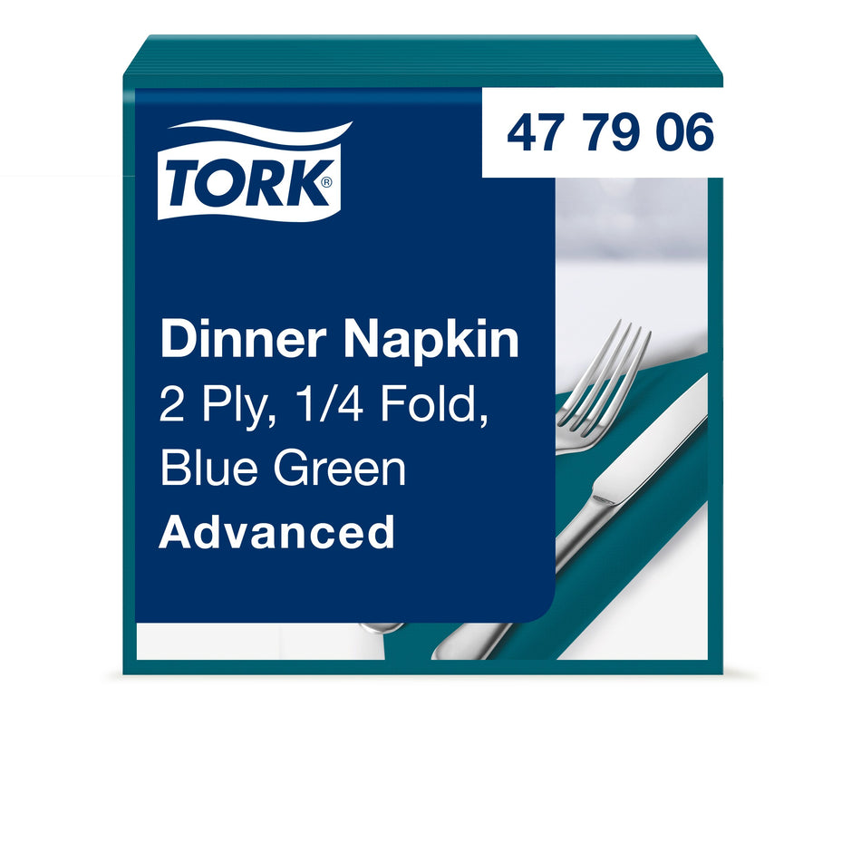 Tork Dinnerservietten Blaugrün
