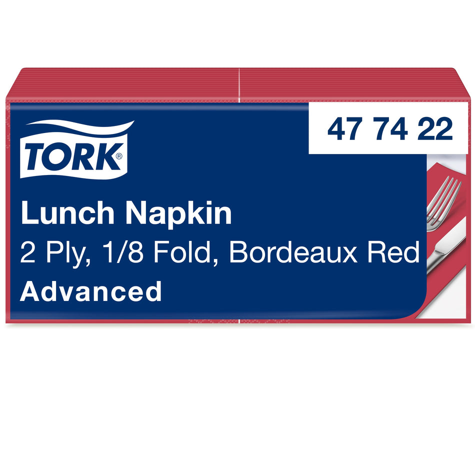 Tork Lunchservietten Bordeauxrot