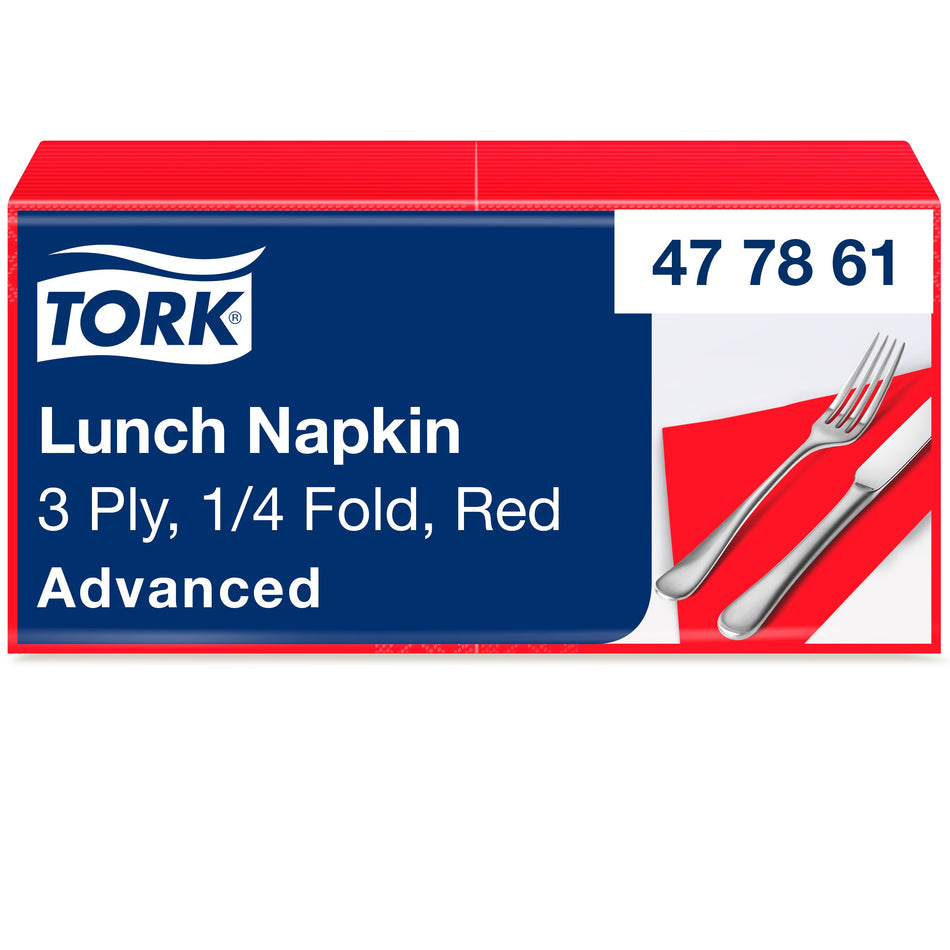 Tork Soft Lunchservietten Rot