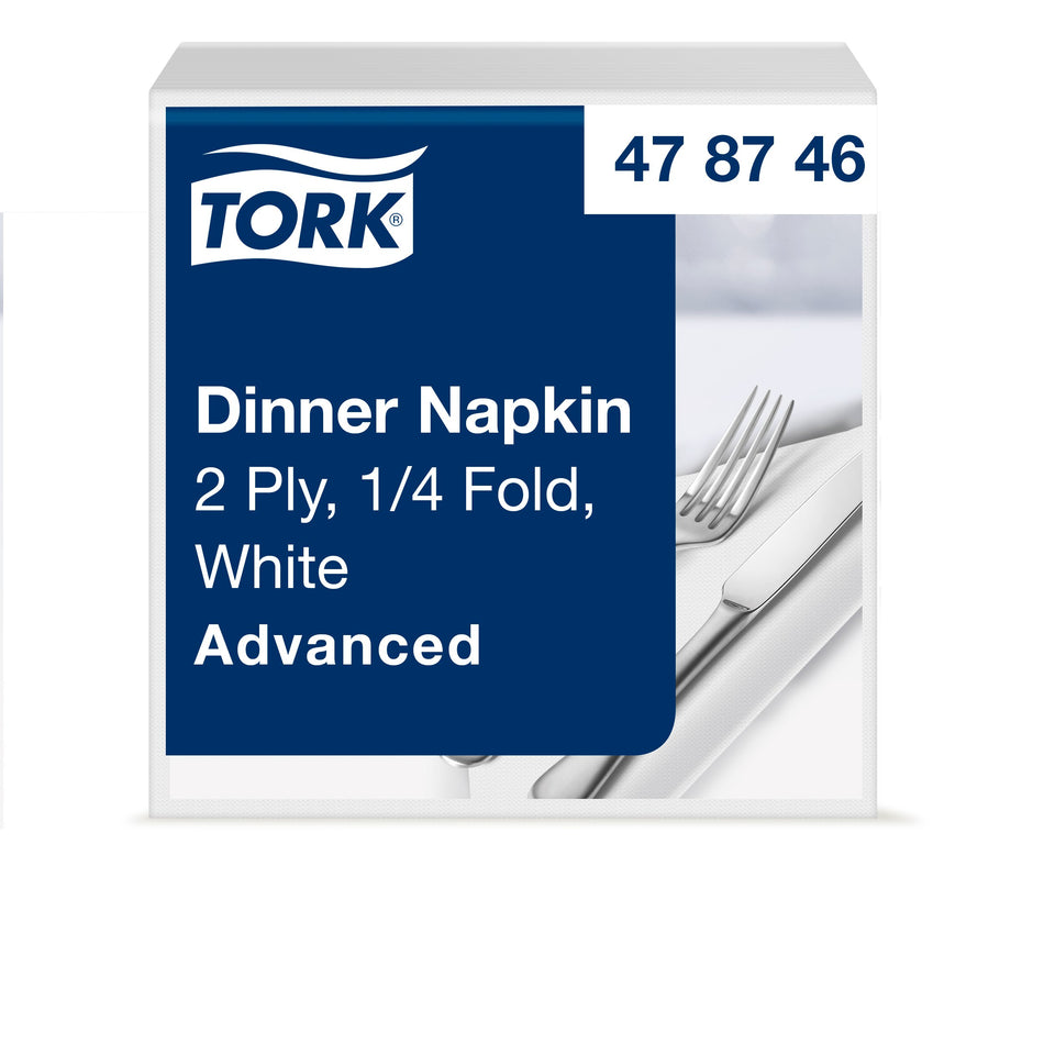 Tork Dinnerservietten Weiß