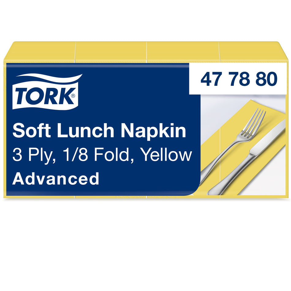Tork Serviette Lunch Doux jaune