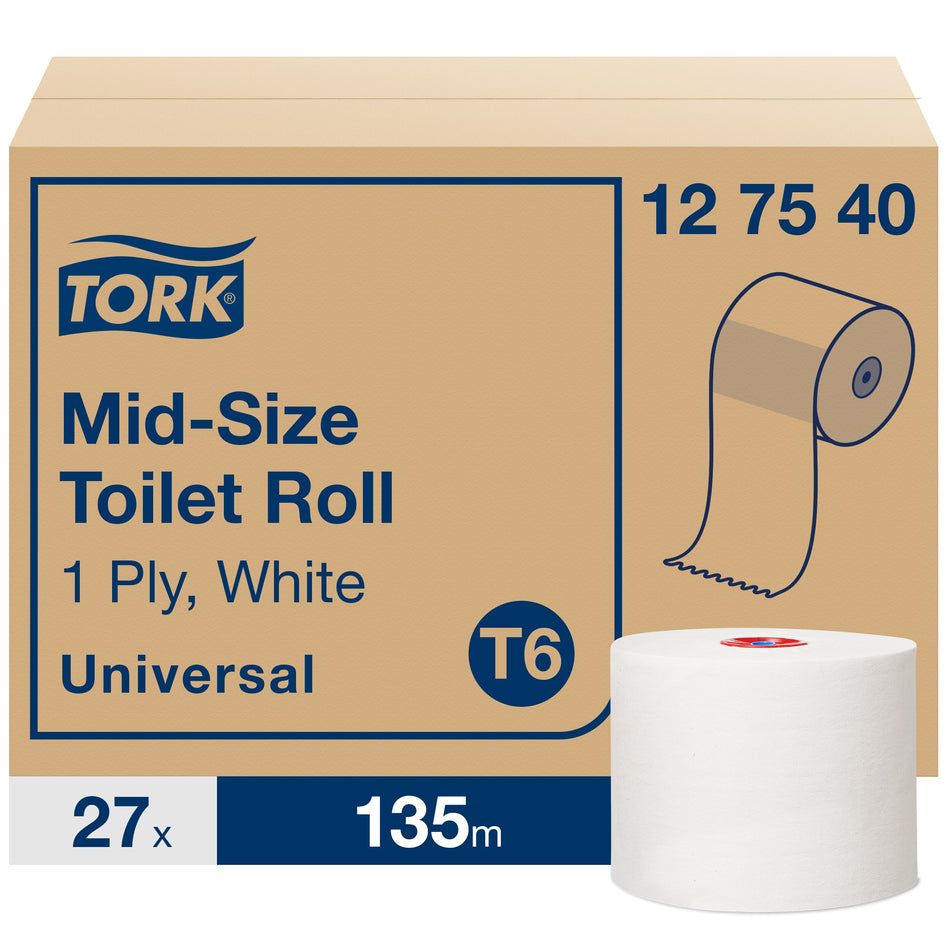 Tork Papier Toilette Rouleau Mid-size blanc T6