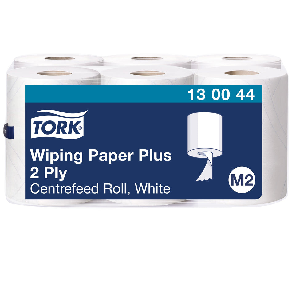 Tork Papier d'Essuyage Plus à Dévidage Central blanc M2