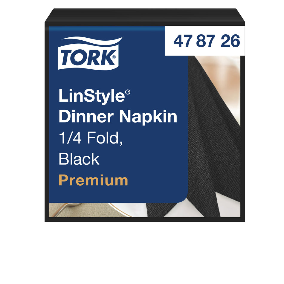 Tork LinStyle® Dinnerservietten Schwarz